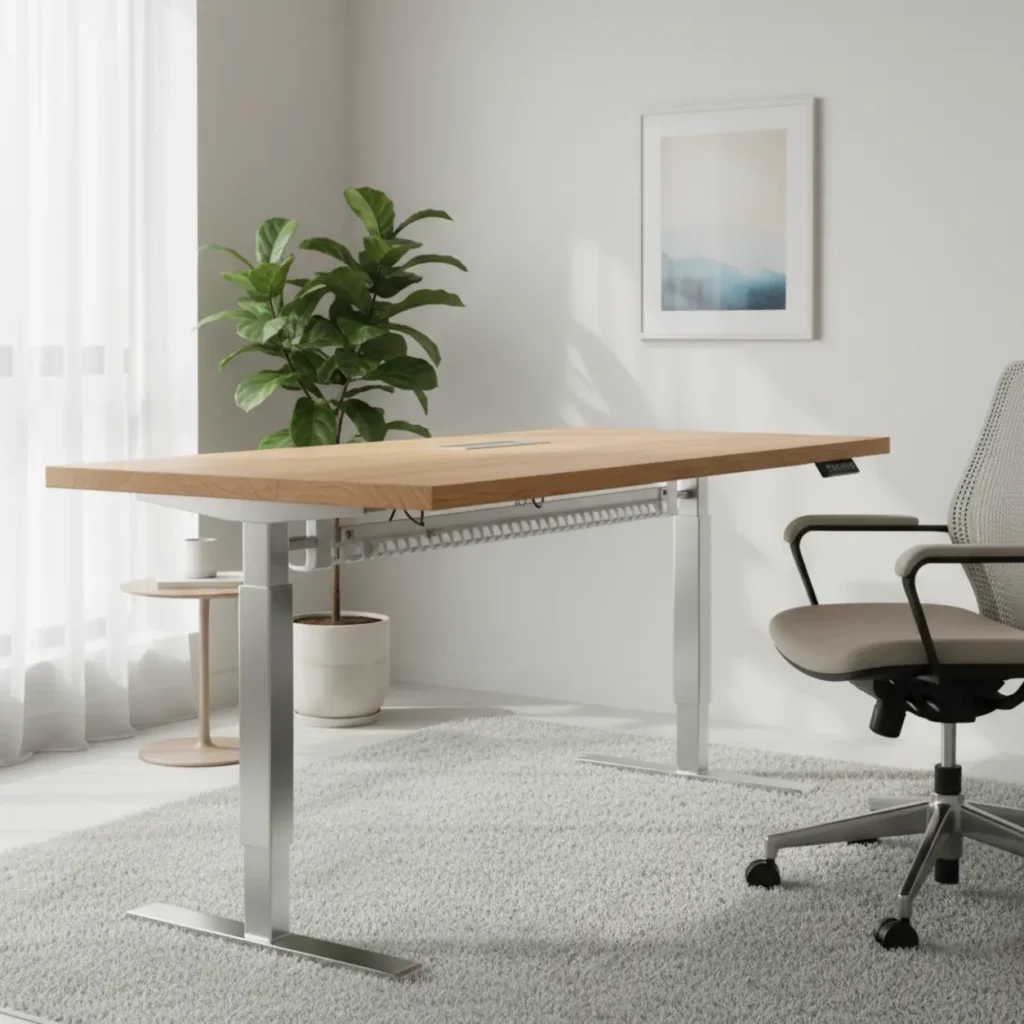 Effydesk Home standing desk review en ergonomische analyse van goedkope zit-sta bureaus