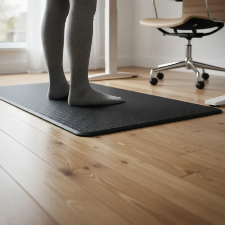 Review Durable Corporation Comfort Stand HD anti-vermoeidheidsmat in moderne thuiswerkplek