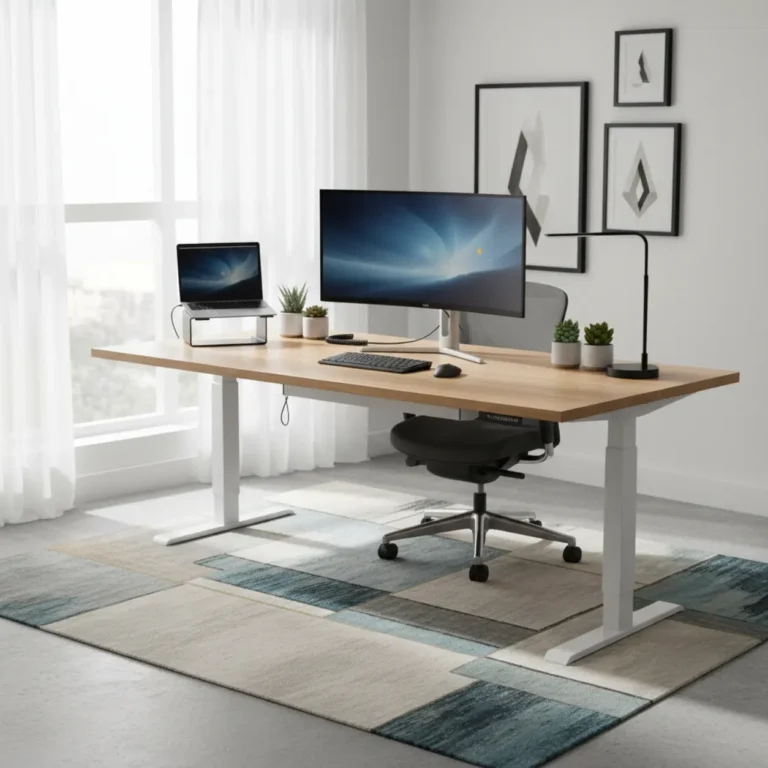 Review van het Anthro Elevate II elektrisch zit-sta bureau
