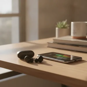 De nieuwe handmatige equalizer voor Apple AirPods in iOS 27 helpt bij betere focus tijdens het thuiswerken.