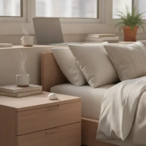 De kleine en comfortabele Soundcore Sleep A30 Special slaapoordopjes dragen bij aan een betere nachtrust voor de thuiswerker.